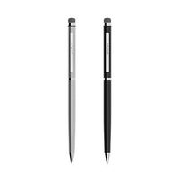 amPen Stylus - Hybrid 2-in-1 Touchscreen Stylus and Ink Pen (2-Pack, Black and Brushed Aluminum)