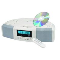 Supersonic Portable MP3 Speaker with Docking Station, CD Player, AM/FM & Alarm
