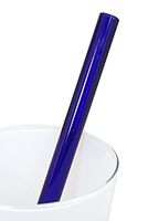 Brilliant Blue Smoothie Straw