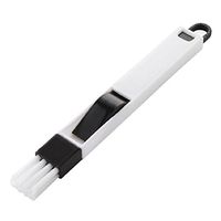 Two-in-one Cleaning Brush,Multifunctional Brush Ultra-thin laptop Cleaning Brush For Laptops|Notebooks|Window |Kitchen (White)