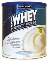BIOCHEM 100% WHEY PROT,VANILLA, 1.8 LB