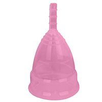 DXJJ Menstrual Cup Soft Silicone Lady Cup Perfect Feminine Alternative to Sanitary Napkins or Tampons,4PCS,S