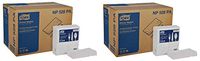 Tork Advanced NP528PA Soft Dinner Napkin, 2-Ply, 1/8 Fold, 15" Width x 17" Length, White (Case of 28 Packs, 100 per Pack, 2,800 Napkins) (Тwo Рack)