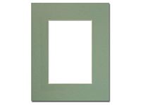 PA Framing, Single Mat, 8 x 10 inches Frame for 5 x 7 inches Photo Art Size - Cream Core/Sea Foam