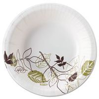 Pathways Heavyweight Paper Bowls, Wisesize, 12oz, Green/burgundy, 500/carton By: Dixie Ultra