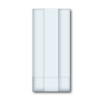 Jillson Roberts Bulk 100-Count Clear Cello Bags Available in 4 Sizes with Twist Ties, 3.5" x 7.5" x 2" Tiny