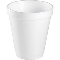 DART Container DCC8J8CT 8 oz Insulated Foam Drinking Cups44; White -1000 Count