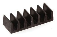 Aavid Thermalloy 501200B00 Heatsink, Passive, DIP 14/DIP 16, Straight, Extruded Epoxy, 0.73" L x 0.25" W x 0.19" H, Black (Pack of 10)