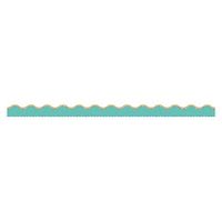 Edupress Chevron Burlap Scalloped Border Trim (EP63279)