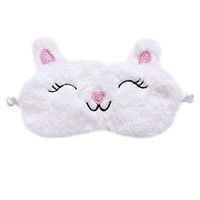 Alpaca Sleeping Mask for Men Kid Cotton Light Blocking Sleep Mask for Women