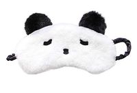 Monai Cute 3D Sleep Travel Nap Night Mask Soft Plush Blindfold Animal Sleeping Home Eye Cover for Women Girls Kids