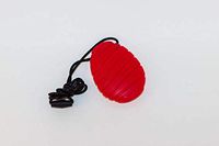 Oval Oral Sensory Silicone Chew Necklace - Autism - Sensory Processing Disorder (RED)