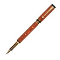 Elite Rollerball Pen - 24kt Gold - Leopard Wood