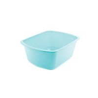 Wash Basin, Rectangular, 7 Qt/ 6.6L, Turquoise 50 pk
