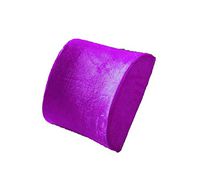 Comfortable Memory Foam Support Pillow Car Seat Home Office Chair (Purple)