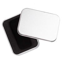 farawamu Lighter Case, Portable Iron Lighter Storage Collectable Box Case Container Holder Photo Color