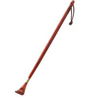 Linshing Back Scratcher Body Massager for Scratching Itches African Pear Flower Wood Extended Copper Bush Style 42.5cm/16.73’’ Long (G)