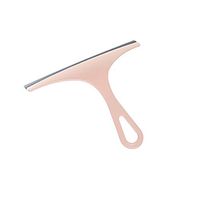 onestaring Mini Portable Glass Window Wiper Soap Cleaner Squeegee Bathroom Mirror Blade Brush Pink