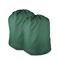 Heavy Duty Nylon Laundry Storage Bags with Drawstring, Durable, Machine Washable 30' x 40" Choose The Color(Bulk Order for Business Buyeres (Double Green)