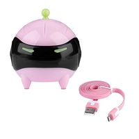 Contact Lenses Cleaning Machine,5 Colors Portable Contact Lens Ball Mask USB Washer Automatic (Pink)