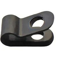 Cable Clamp, Nylon, 7/16 in, Blk, PK25