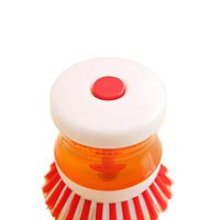 SANGAITIANFU 1 Pcs Creative Hydraulic Washing Pot Dishwashing Brush Automatic Adding Liquid Washing Pot Brush Convenient Kitchen Cleaning Brush Cleaning Tool