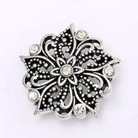 2017 Rhinestone Drill Snaps Chunk Charm Button Fit Noosa Leather Bracelets N.113 unique party decoration accesories designer jewels talisman accessories womans