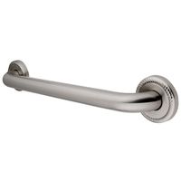 Kingston Brass DR814368 Designer Trimscape Laurel Decor 36-Inch Grab Bar with 1.25-Inch Outer Diameter, Brushed Nickel