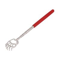 uxcell Metal Nonslip Telescopic Handle Back Scratcher Relieve Itching Red