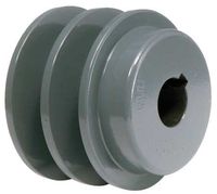 TB Woods 2BK3434 FHP Bored-to-size V-Belt Sheave, B Belt Section, 2 Grooves, 3/4" Bore, Cast Iron, 3.75" OD, 6670 max rpm