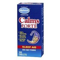 Calms Forte Sleep Aid (100Tablets) Brand: Hylands (Standard Homeopathic)