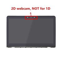 Bliss Replacement 15.6 inches FullHD 1920x1080 IPS LCD Display Touch Screen Digitizer Assembly Bezel with Controller Board for HP Envy 15-as000 15-as100 15t-as000 15t-as100 858711-001 (2D Webcam)