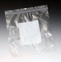 6-1/2" x 6-1/4" Write-On Reclosable Freezer Poly Bags in a Dispenser Box (2 mil) (500 Bags) - AB-277-150W
