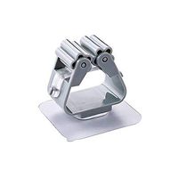 1 Pc Mop and Broom Holder Mop Organizer Garden Storage Rack Kitchen Tool Hanger Folding Rack Metal Tools Behind Doors/On Walls (Grey)