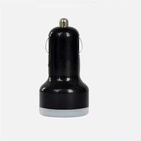 LFOEwpp7 Car Charger, 2-Port Universal Dual USB Car Charger Adapter Bullet 5V 2.1A/1A for Smart Phone Black