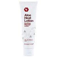Aloe Heat Lotion Soothing Massage Lotion 4 fl. oz. (118 ml) By Forever (1 X Lotion)