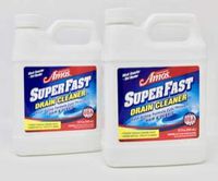 Professor Amos' SuperFast 2-Pack -32oz Drain Cleaner & Drain Opener Liquid, 8-12 Drain Treatments, Dissolve Hair, Dissolve Grease Buildup, Drain Clog Remover, Drain Maintenance, Drain Solutions