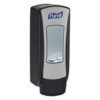 PURELL - 8828-01 ADX-12 Push-Style Dispenser, Chrome/Black Finish, Dispenser for PURELL ADX-12 1200 mL Hand Sanitizer Refills – 8828-08