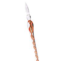 NUOLUX Glass Dip Pen Signature Pen Crystal Dip Sign Gift Pen for Writing (Red)