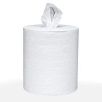 Scott 01032 Roll-Control Center-Pull Towels, 8 x 12, White, 700/Roll, 6 Rolls/Carton