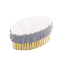 ❤️Jonerytime❤️Soft Wool Shoes Brush Laundry Brush Shoes Household Plastic Cleaning Brush (Beige)