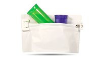 30 Pack 5" x 2.5" x 1.5" Child Proof Zipper Small Cannabis Pharmacy Exit Bag