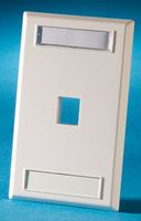 Ortronics ORKSFP188 Faceplate, Keystone, 1 Hole, 1 Gang