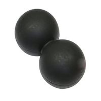 Peanut LACROSSE BALL for REHAB PHYSIOTHERAPY MASSAGE Black