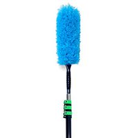 EVERSPROUT 7-to-26 Foot Microfiber Feather Duster and Extension-Pole Combo (30+ Ft Reach) | Heavy Duty Aluminum, 4-Stage Telescopic Pole | Extra Long 22-inch Feather Duster Clean Cobwebs, High Ceiling