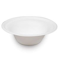 Sugarcane Bagasse Compostable Eco-Friendly Biodegradable 8 Oz Bowls - Heavy Duty Microwave Safe | Durable and Multipurpose Bowls For Appetizers, Birthdays and Parties (125 Pack)