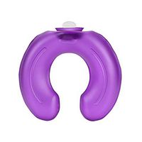 OBRlygeuaw Explosion Proof Tasteless Hot Water Bottle,U Type high Density PVC Water Injection for Pain Relief hot Compress and Heat Therapy-Purple U Type
