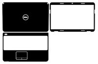Special Black Brushed Skin decals stickers Cover guard For DELL inspiron N5010 M5010 15R 15.6" old version