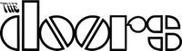 The doors Music Band Outline Logo - Vinyl 6" wide (Color BLACK) decal laptop tablet skateboard car windows stickers