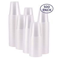 Stack Man 3 oz. Plastic Cups, Bulk - (500/Case)